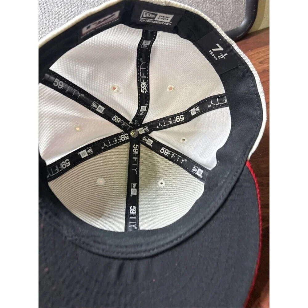 7 1/2 Cincinnati Reds Red White Blue New Era 59Fifty HAT Stars and Stripes July